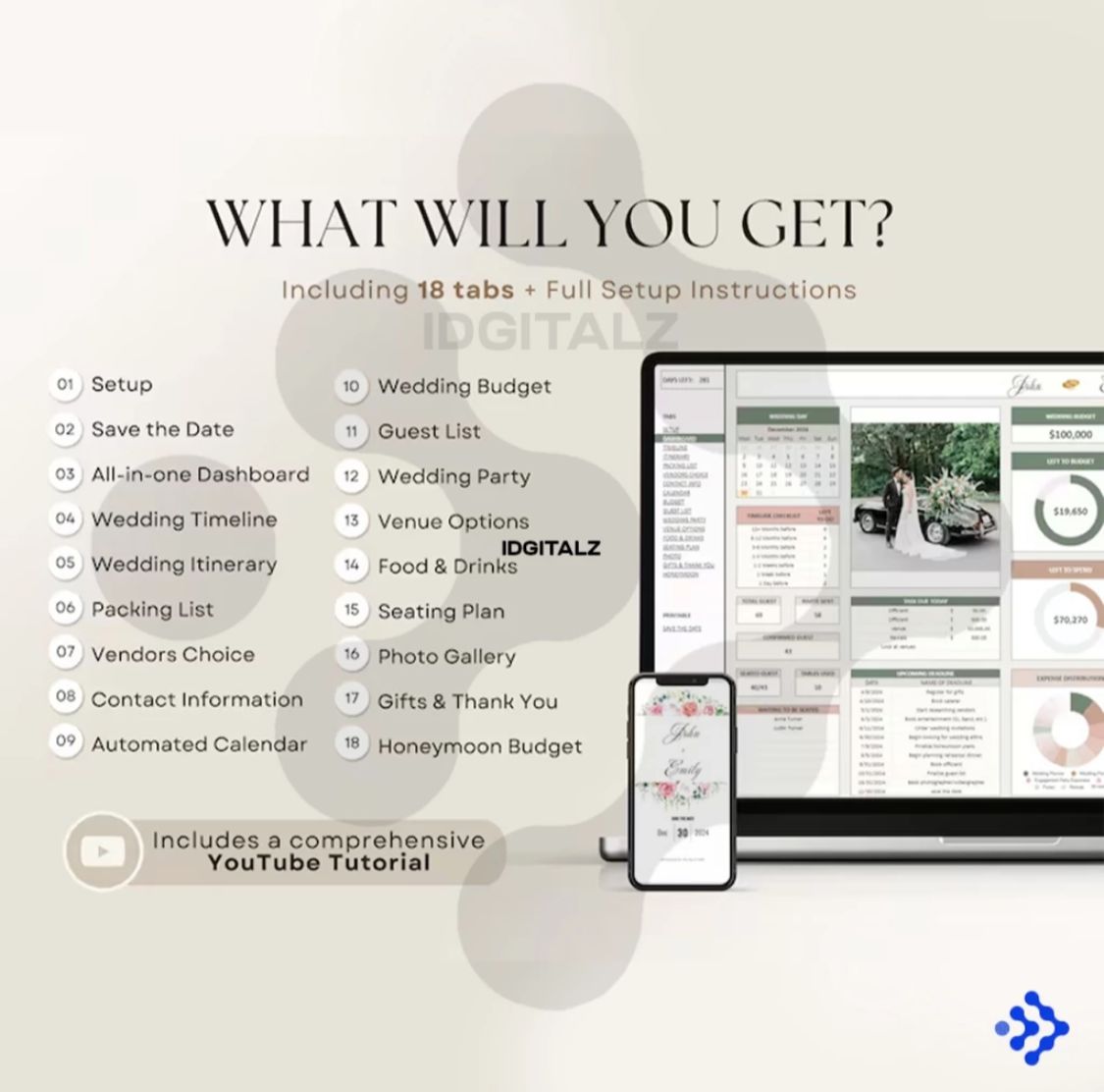 Spreadsheet Wedding Planner